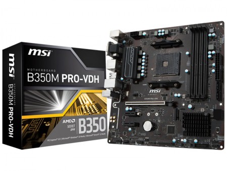 ビジネス用途にも向くAMD B350 MicroATXマザーボード、MSI「B350M PRO-VDH」