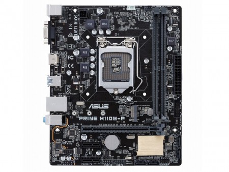 高耐久のローエンド向けIntel H110搭載MicroATXマザーボード、ASUS