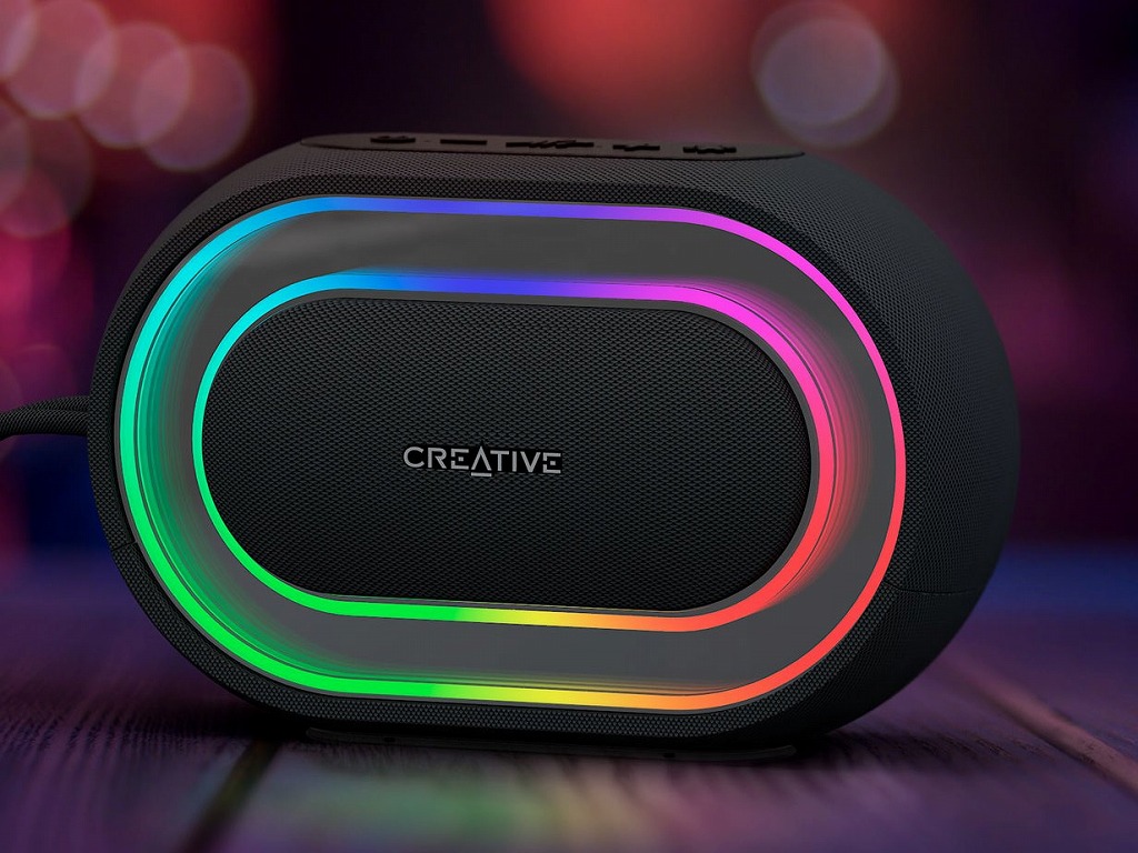 Creative Halo」Bluetoothポータブルスピーカー - スピーカー