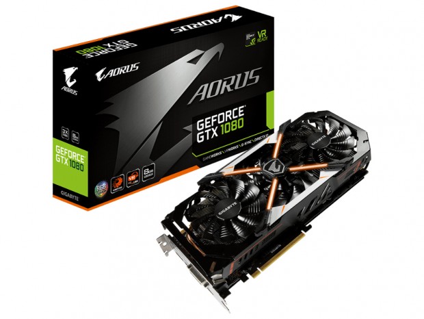 「WINDFORCE STACK 3X」搭載のGTX 1080、GIGABYTE「GV-N1080AORUS-8GD rev2」