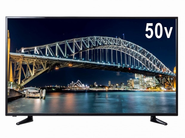 グリーンハウス、日本製基板採用の4K50型液晶テレビを税抜49,800円で発売