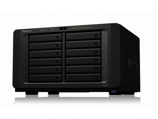 SSDが12台搭載可能なオールフラッシュ対応のNASキット、Synology「FlashStation FS1018」