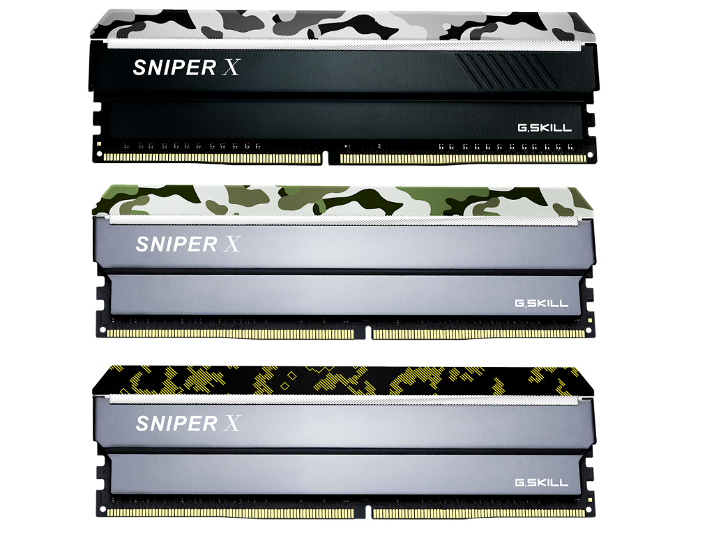 G.SKILL、ミリタリーデザインのDDR4メモリ「Sniper X DDR4