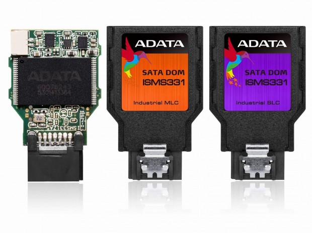 -40～90℃のワイドレンジに対応するSATA DOMモジュール、ADATA「ISMS331」