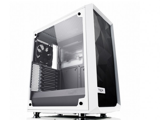 Fractal Design、角型メッシュと強化ガラス採用の「Meshify C-TG」にホワイトモデル追加