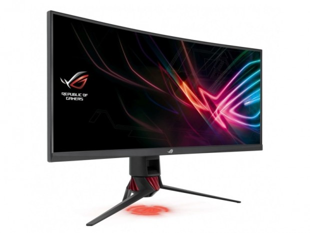 UWQHD対応の35型曲面ゲーミング液晶、ASUS「ROG Strix XG35VQ」22日発売