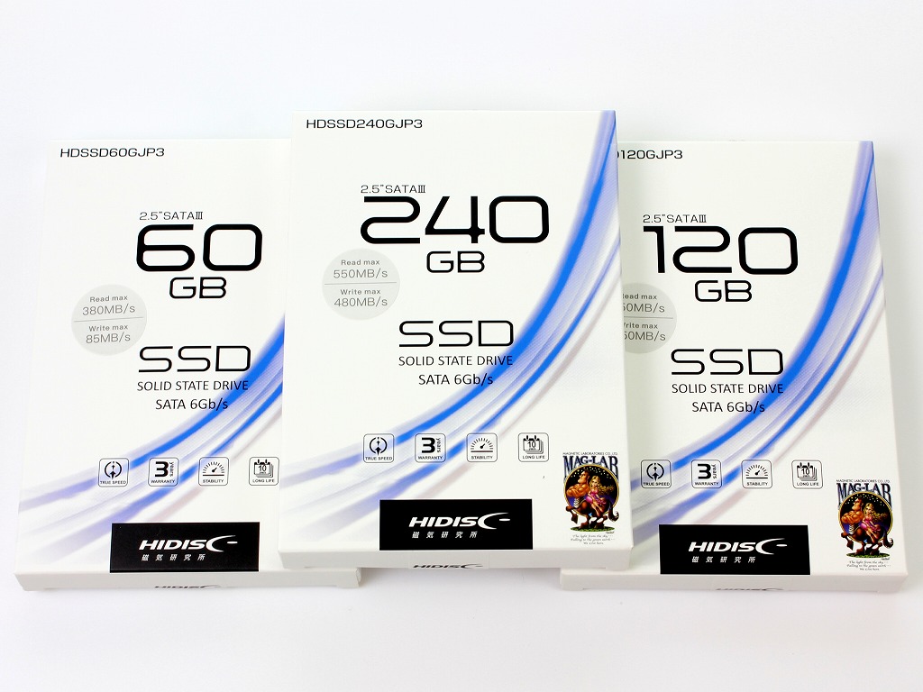 【SSD 240GB 4枚セット】　HIDISC HDSSD240GJP3