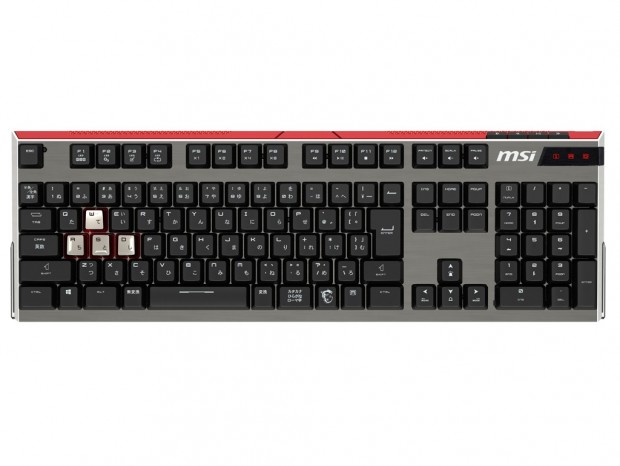 MSI、日本語配列キーボードなどゲーミングギア計6製品一挙投入