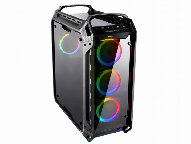 エフェクト100種以上のRGBファン＆4面強化ガラスのフルタワー、COUGAR「PANZER EVO RGB」