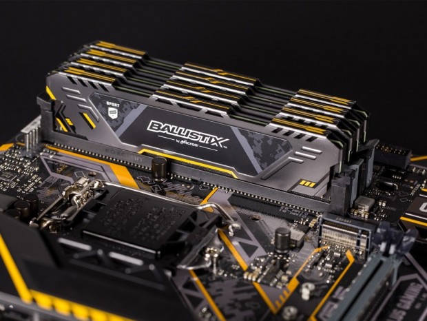 Ballistix、ASUS「TUF Gaming」コラボDDR4メモリ「Ballistix Sport AT」