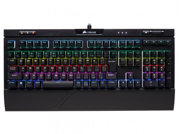 3種のCherry MX RGBキー採用、CORSAIR「K70 RGB MK.2」シリーズ国内発売