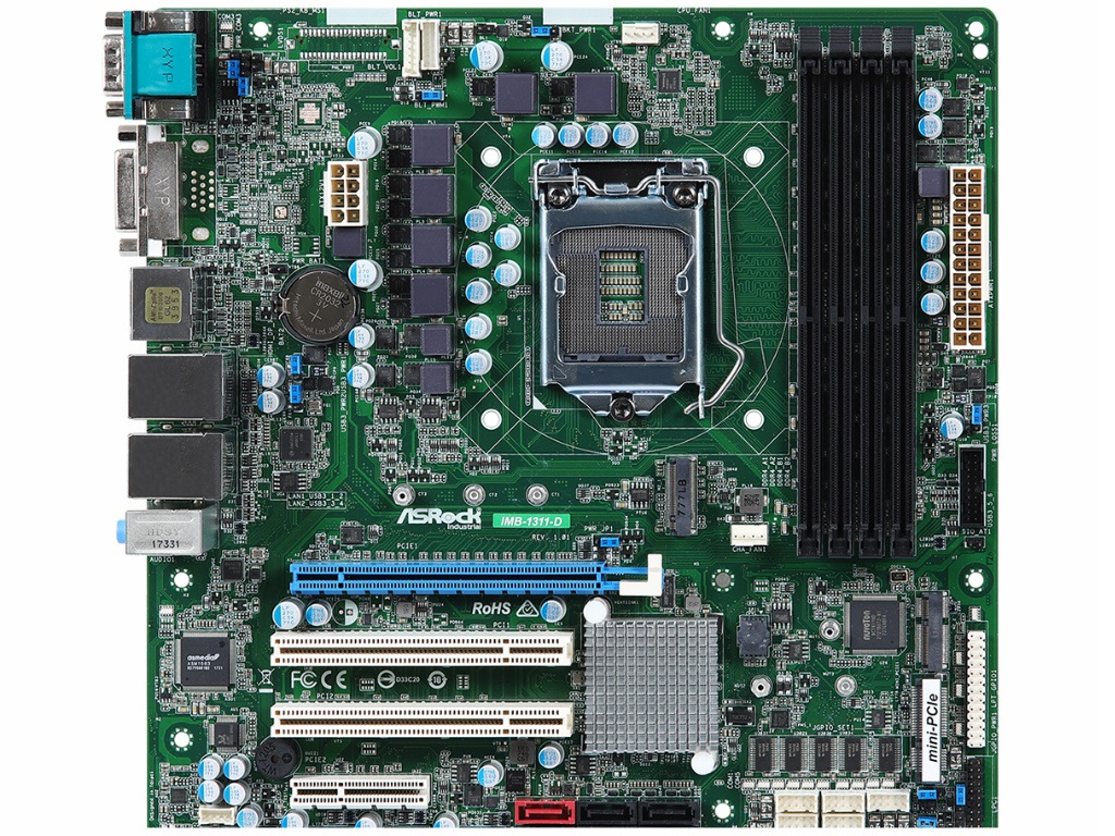 2本のPCIスロットを搭載するCoffee Lake対応MicroATX、ASRock「IMB-1311-L」 - エルミタージュ秋葉原