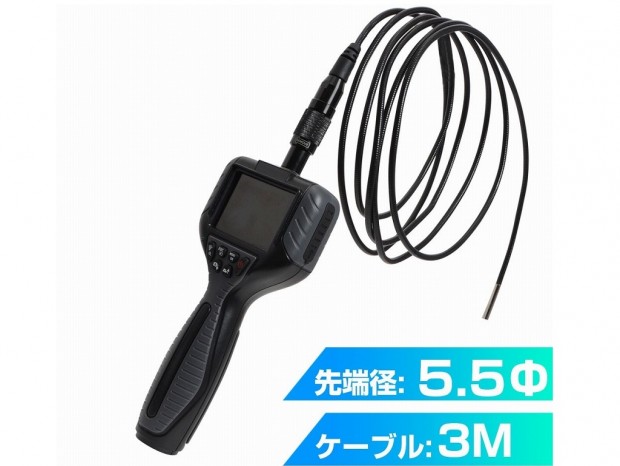 先端径わずか5.5mmのフレキシブルチューブ採用ハンディスコープがサンコーから