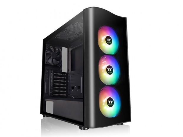 前面カーブデザインが特徴のミドルタワーPCケース、Thermaltake「View 23 TG ARGB」