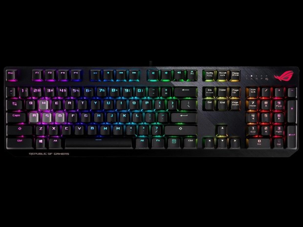 ASUS、ビッグサイズのCtrlキーを搭載したCherry MX RGBキーボード「ROG Strix CTRL」