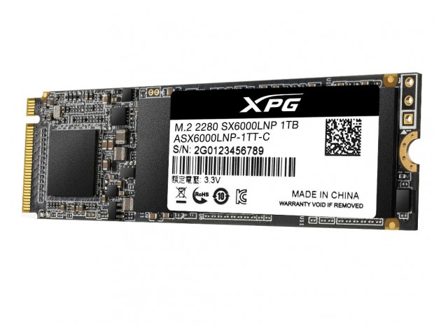 HMB搭載のコストパフォーマンス向けNVMe SSD、ADATA「XPG SX6000 Lite」発売開始