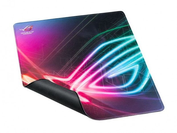 Asus 柔軟な設置スタイルに対応する縦型マウスパッド Rog Strix Edge エルミタージュ秋葉原