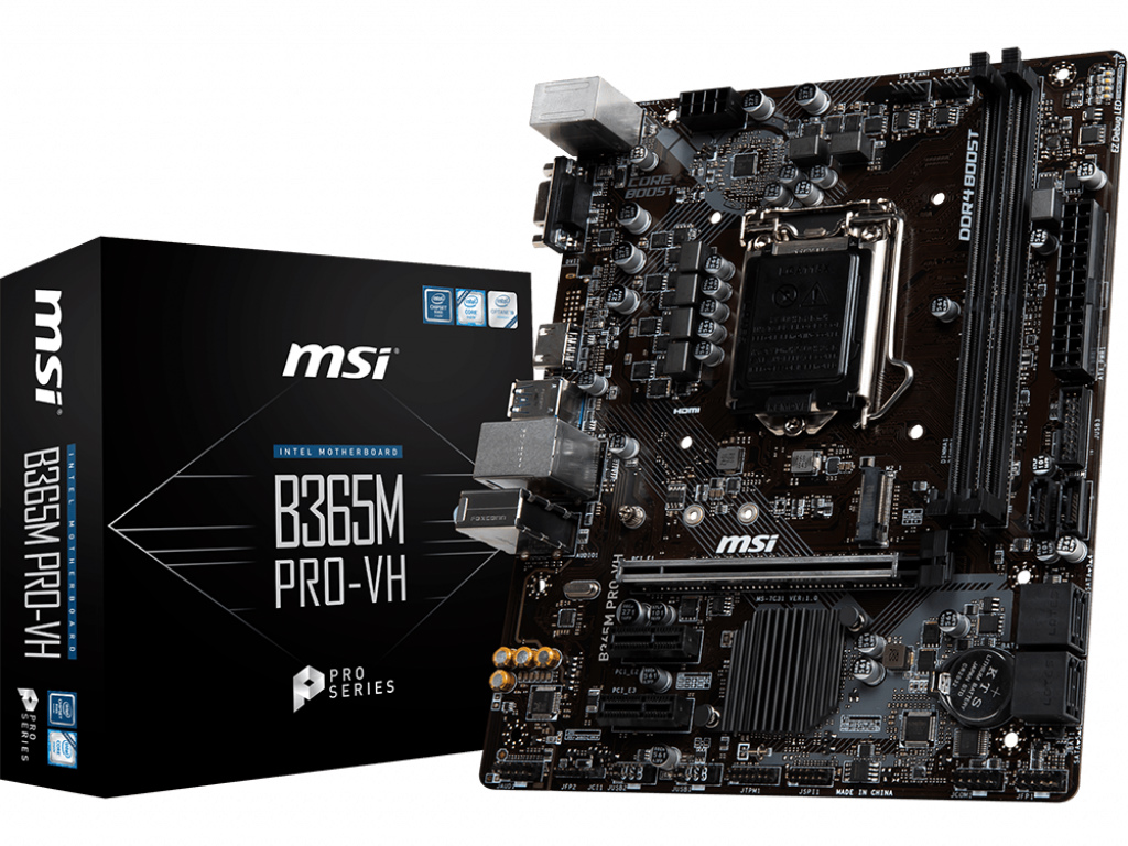 Msi b365m pro vdh совместимость процессоров