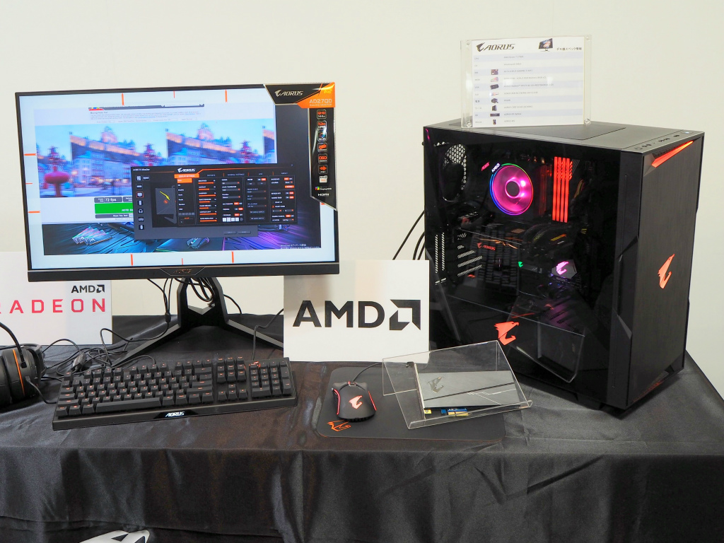 ゲーマーの声を反映したAORUS初の液晶ディスプレイ、GIGABYTE