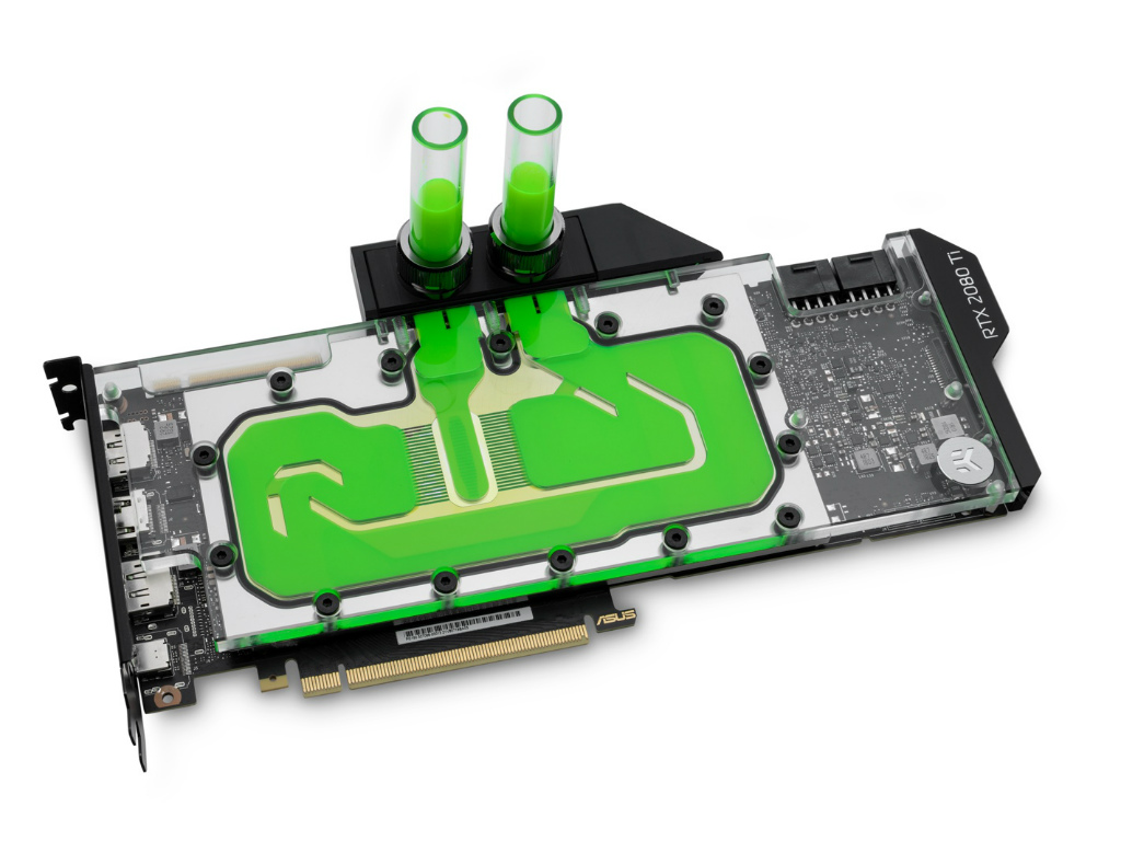 GeForce RTX 2080/2080 Ti対応ウォーターブロック、EK Water