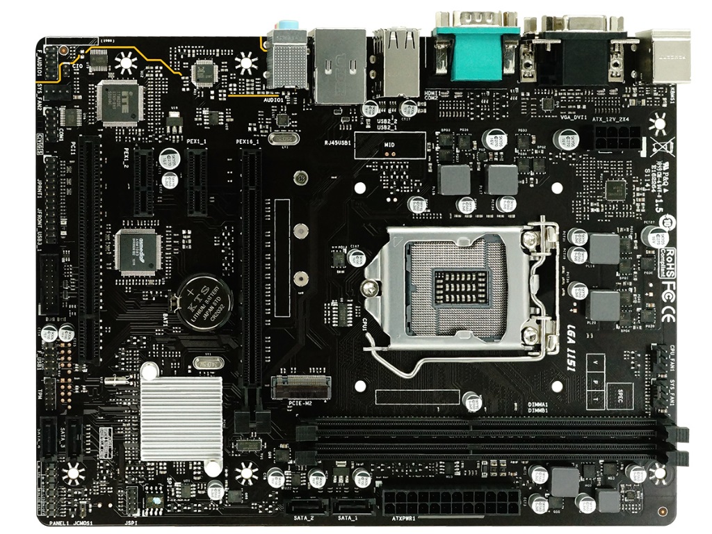 BIOSTAR、PCIスロットを搭載したLGA1151マザーボード