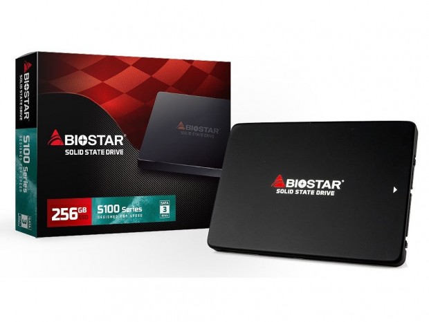 BIOSTAR、高品質な6層基板を採用したSATA SSDの256GBモデル「S100-256GB」