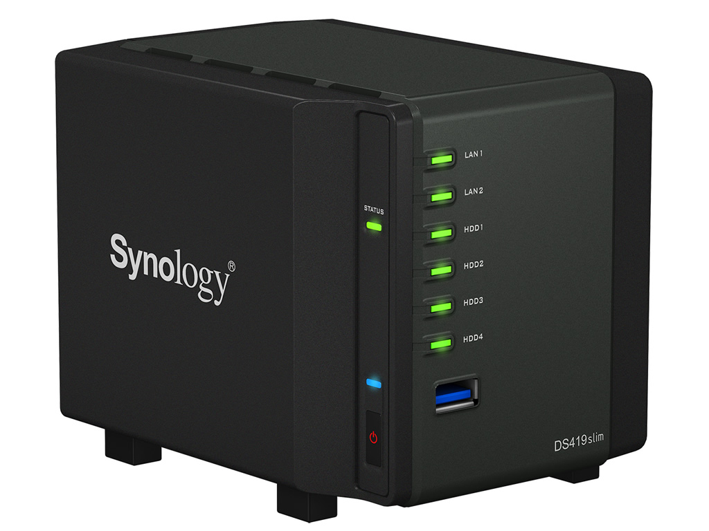 2.5インチSSD向け4ベイNASキット、Synology「DiskStation