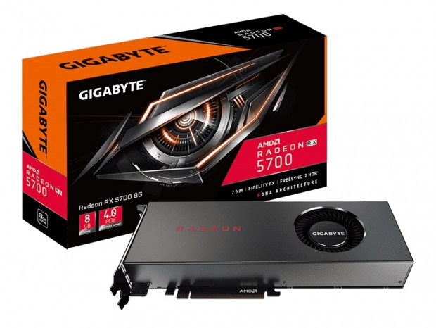 GIGABYTE、リファレンス準拠の「Radeon RX 5700」シリーズ計2モデル