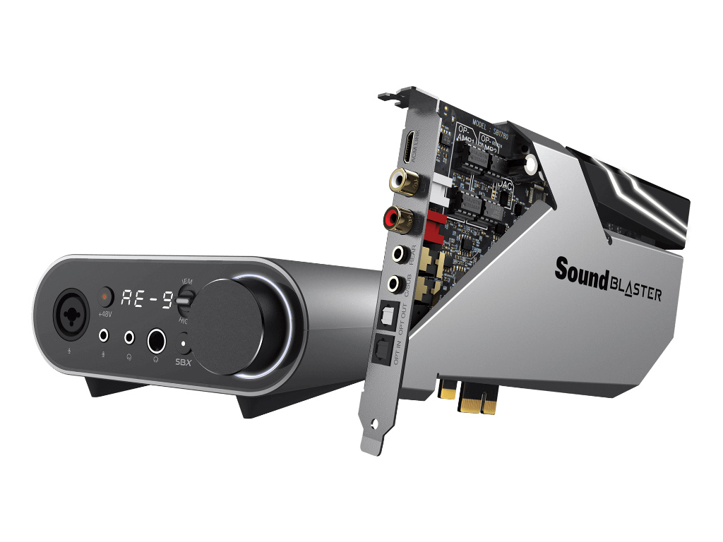 32bit/384kHz対応のゲーミングサウンドカード、Creative「Sound Blaster AE-9」など2種 - エルミタージュ秋葉原