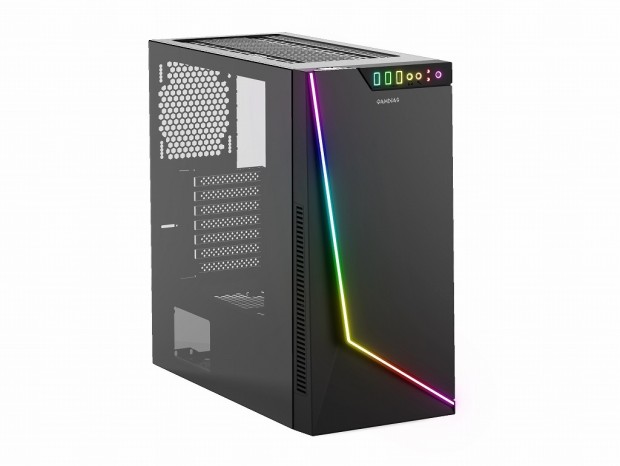 GAMDIAS、RGB LED内蔵の強化ガラス採用ケース「ARGUS M1」を税抜6,980円で発売