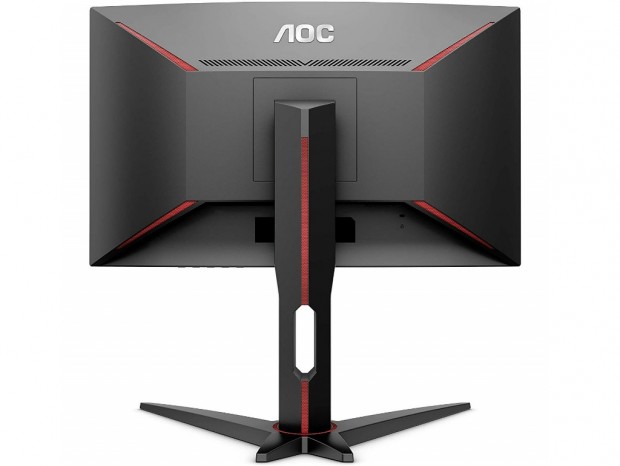 広視野角VAパネル採用の高速曲面ゲーミング液晶、AOC「CQ27G1」