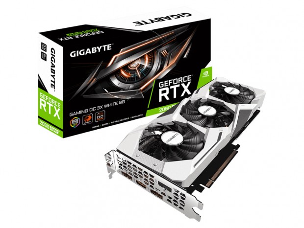 GIGABYTE、白いRTX 2060 SUPER「GV-N206SGAMING OC WHITE-8GD」発売