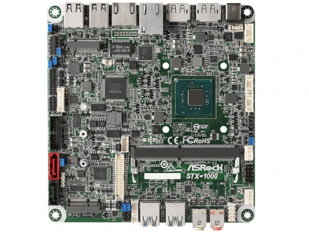 Gemini Lake採用のMini-STXマザーボード、ASRock「STX-1000」シリーズ