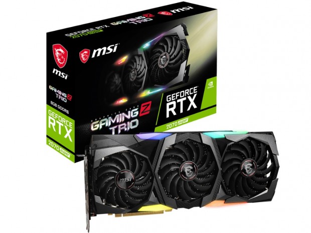 MSI、GeForce RTX 2070 SUPER最上位モデル「GAMING Z TRIO」近日発売