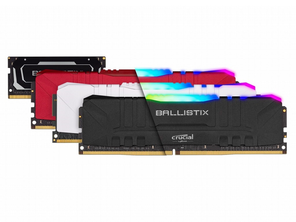 Crucial、最大4,400MHz動作のRGBゲーミングメモリ「Ballistix MAX」来