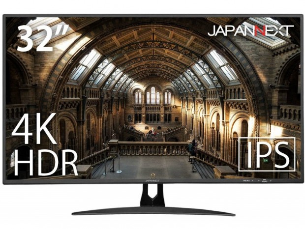 IPSパネル採用の32型4K HDR液晶ディスプレイ、JAPANNEXT「JN-IPS320CUHDR」