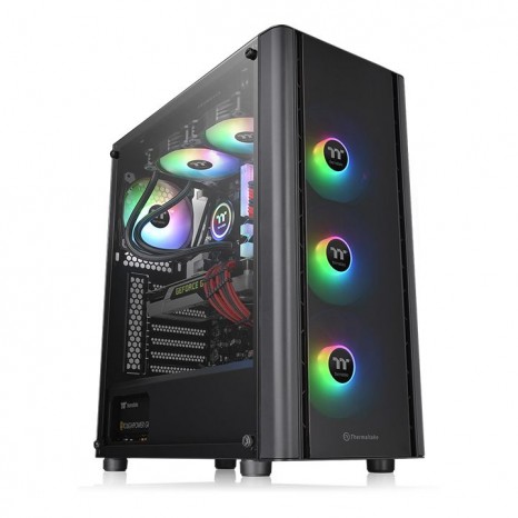 3基のARGBファンを備えた魅せるPC構築のベース筐体、Thermaltake「V250 TG ARGB」