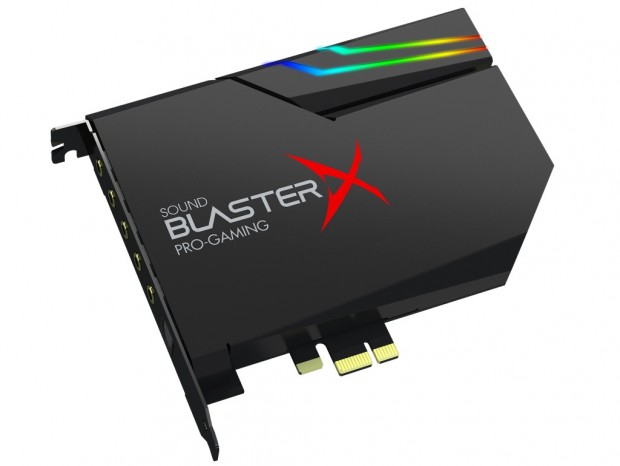 サラウンド機能を強化したゲーミングサウンドカード、Creative「Sound BlasterX AE-5 Plus」