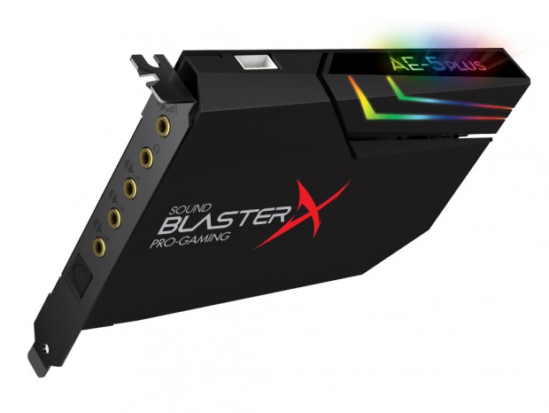 サラウンド機能を強化したゲーミングサウンドカード、Creative「Sound BlasterX AE-5 Plus」