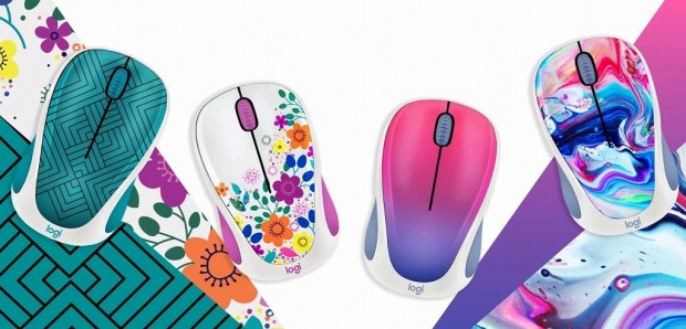 Logitech 印象的デザインのワイヤレスマウス Design Collection Wireless Mouse エルミタージュ秋葉原