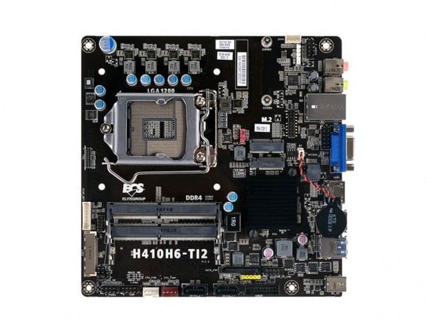 第10世代Intel Coreプロセッサ対応のThin Mini-ITX、ECS「H410H6-TI2」