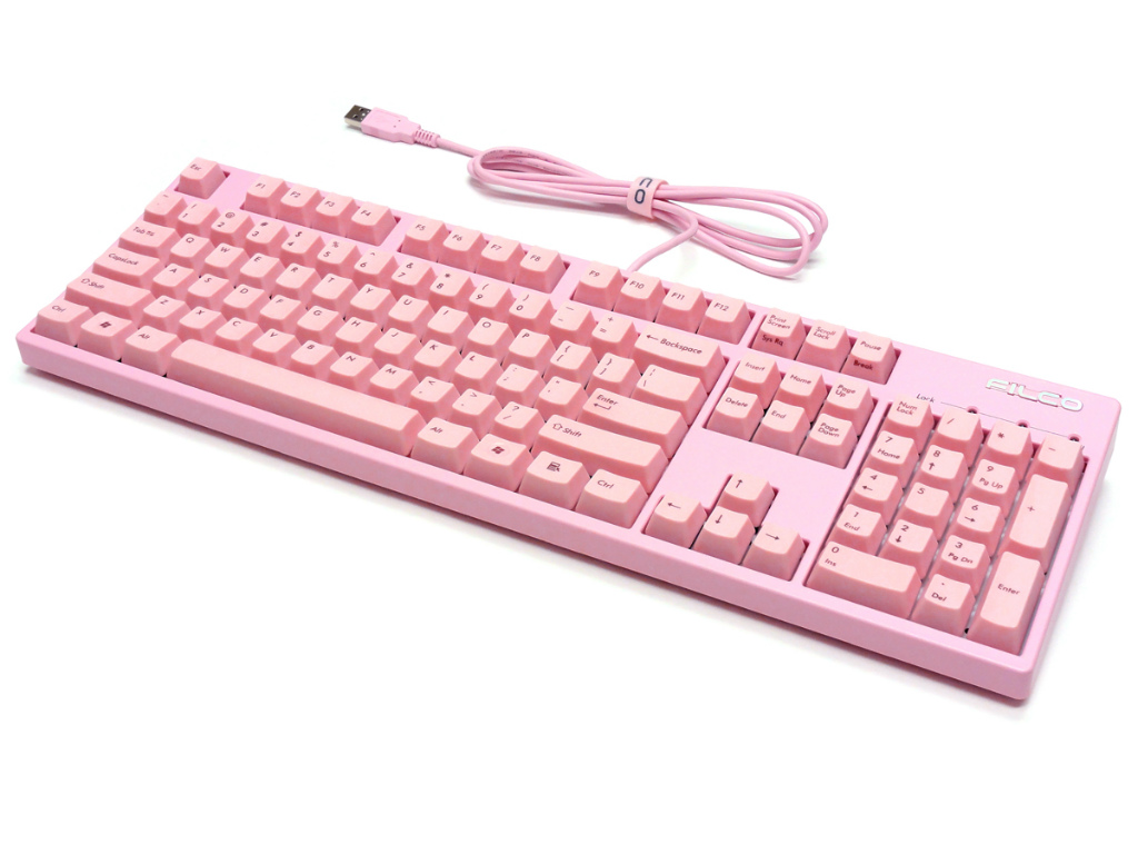 FILCO、ピンクのメカニカルキーボード「Majestouch 2 Pink」数量限定