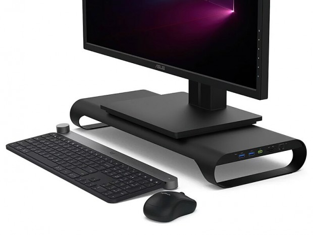 USBドック機能を備えたアルミ製スタンド「MONITORMATE ProBASE X」