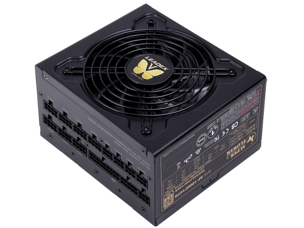 世界最短。奥行き130mmの1,000W電源、Super Flower「LEADEX V GOLD