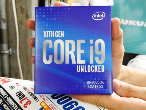 intel core i9 10850K 10世代CPU