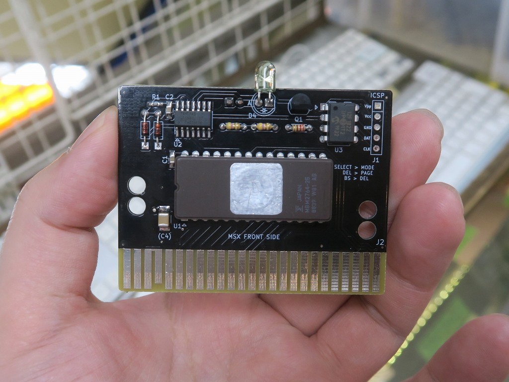 MSXをPC-6601SR用キーボードに変身させるカートリッジ基板が 
