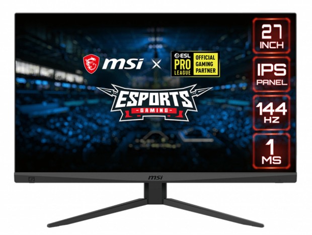 FreeSync Premium対応の27型IPSゲーミング液晶、MSI「Optix MAG274」