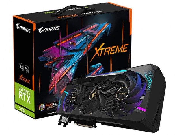 Max-Covered クーリング採用、GIGABYTE「GV-N3090AORUS X-24GD」国内発売