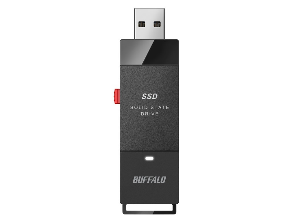 憧れ-BUFFALO スティック•型外付けSSD S•SD-SCT2.0U3BA/N 2TB ブラック