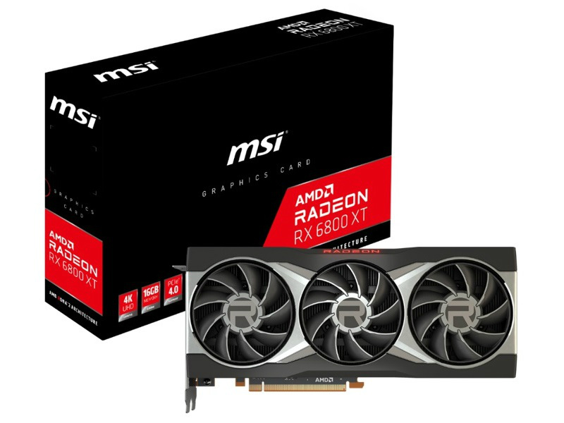 MSI、Radeon RX 6800シリーズのリファレンスモデルを数量限定